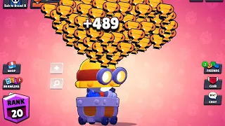 CARL NONSTOP to 500 TROPHIES! Brawl Stars