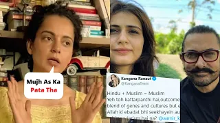 Kangana Ranaut Emotional Reaction On Aamir Khan's Third Marriage With Sana Fatima