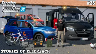 Buying a new VW TIGUAN R-LINE & Wrecking T6 with @TheCamPeRYT! 🔥🚗💨| Ellerbach | FS22 | Timelapse #25