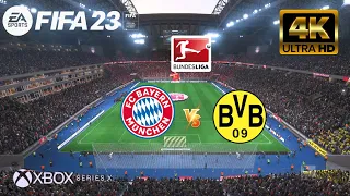 FIFA 23 - Bayern Munich vs Borussia Dortmund | Bundesliga | Next Gen - Series X [4K 60FPS]