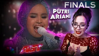 PUTRI ARIANI - Don't Let The Sun Go Down On Me - AGT - FINAL | ARGENTINA - REACTION