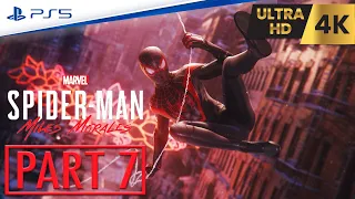 Spider-Man: Miles Morales (4K 60FPS HDR) PS5 Gameplay Walkthrough Part 7 - All Subtitles