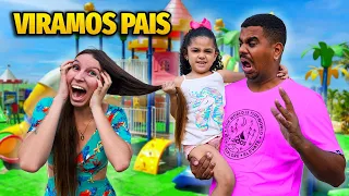 VIRAMOS PAIS DE UMA MENINA POR 24 HORAS!