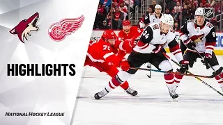 NHL Highlights | Coyotes @ Red Wings