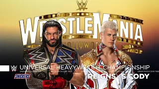 WWE: WrestleMania 39 Roman Reigns vs Cody Rhodes Promo