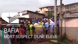 BAFIA : MORT SUSPECT D'UNE ELEVE