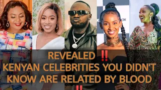 REVEALED‼️|KENYAN CELEBRITIES YOU DIDN'T KNOW ARE RELATED BY BLOOD| DIANA BAHATI| KHALIGRAPH JONES