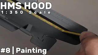 1:350 HMS Hood: Part 8 - Painting the Hull