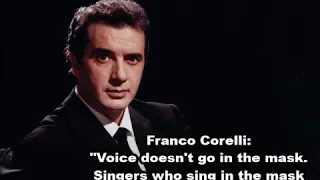 Franco Corelli - Never sing in the mask