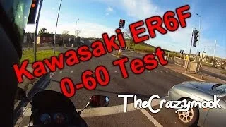 Kawasaki ER6F 0-60mph Test