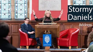 Stormy Daniels addresses Oxford University