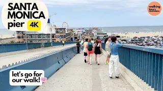 SANTA MONICA Pier Walking Tour 4K 🏖️ - Explore the Best of Santa Monica's Iconic Pier
