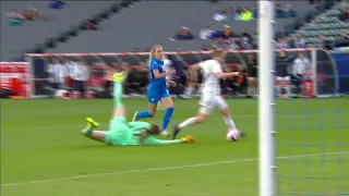 GOAL: Michaela Khýrová hits the back of the net for Czech Republic Women