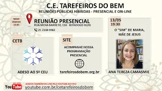 O "sim" de Maria, mãe de Jesus - Palestrante: Ana Tereza Camasmie