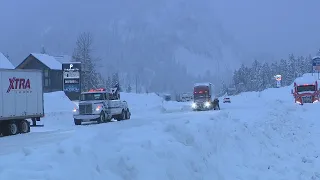 Blizzard conditions at Washington's Snoqualmie Pass Tuesday | ARC Seattle