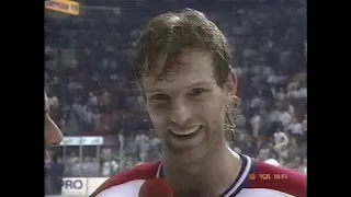 1993 Stanley Cup Finals - L.A. Kings at Montreal Canadiens: Final Moments of Game 5 and Aftermath.