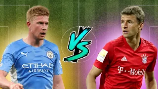 Kevin De Bruyne vs Thomas Muller ⚽