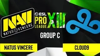 CS:GO - Natus Vincere vs. Cloud9 [Dust2] Map 2 - ESL Pro League Season 13 - Group C