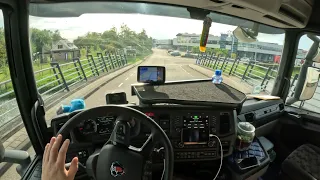 ASMR 🇳🇱 POV Truck Driving 2023 Scania R500 | Netherlands Flowers Heaven 4k New Gopro