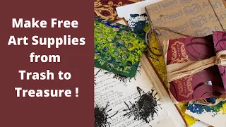 How to Make Free Art Supplies: From Trash to Treasure