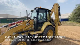 Caterpillar launch new Cat 432 backhoe loader Peter Haddock talks to product expert Richard Maddocks