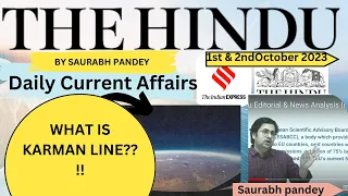 The Hindu  Editorial & News Analysis II1st & 2nd OCTOBER  2023IDaily current affairs ISaurabh Pandey