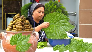 Traditional Dolma from Grape Leaves - Secrets of Winter Storage