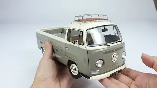 Solido 1:18 VOLKSWAGEN T2 PICK-UP GREY 1968 (S1809402) Diecast Car Model