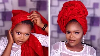 2020 Trending Gele Tutorial - How To Tie Gele - Gele Styles - Head Wrap