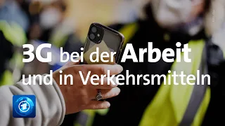 3G-Regel am Arbeitsplatz und in Bussen und Bahnen