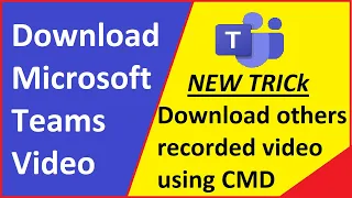 How to download others recorded video from MS Teams | Download Recorded Meeting from MS Stream