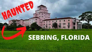 A Haunted building and a mass shooting in Sebring, Florida.