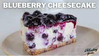 Blueberry Cheesecake Recipe-The  Cooking Goodies