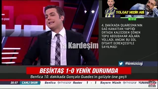 Efsane Tepkiler - Serdar Ali Çelikler Beşiktaş - Benfica / kırmızı çizgi