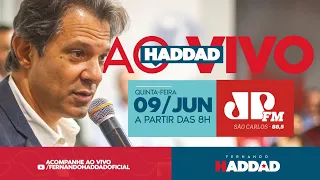 Haddad AO VIVO na Jovem Pan São Carlos