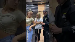 POLICEMAN PUNISHE.D ME in ELEVATOR🥵/полицейский проучил меня @Fitness samka prank humor reaction