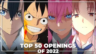 TOP 50 ANIME OPENINGS OF 2022
