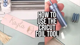 EVERYTHING YOU NEED TO KNOW TO USE THE NEW CRICUT FOIL TRANSFER TOOL | MAKE A BOOKMARK