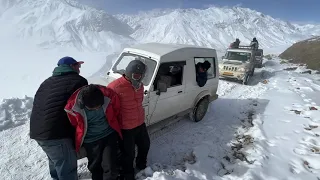 Winter spiti ki sabse Risky or khatarnak road 😳 -22 temp.