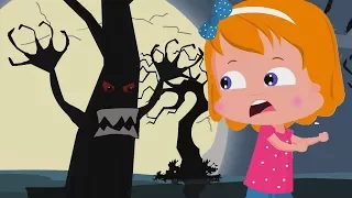 Страшные леса | Хэллоуин рифмы | Детские песни | Kids Halloween Songs | Scary Woods Behind My House