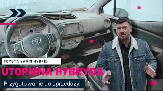 JAK STRACIĆ 50 TYS. ZŁ ? UTOPIONA HYBRYDA, TOYOTA YARIS PO POWODZI.