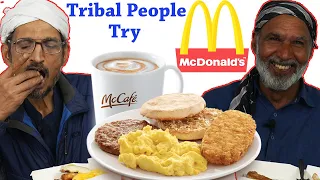 Tribal People Try McDonald's Breakfast