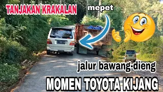 momen kijang, melewati jalur bawang-dieng dan tanjakan krakalan