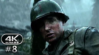 Call of Duty WW2 Gameplay Walkthrough Part 8 - PC 4K 60FPS No Commentary