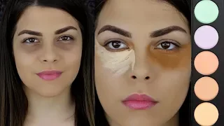 Como Cubrir y Corregir Ojeras Oscuras con un Corrector de 5 $