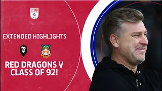 RED DRAGONS V CLASS OF 92! | Salford City v Wrexham extended highlights