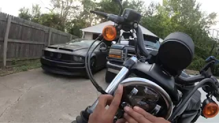 Iron 883   Headlight   Swap