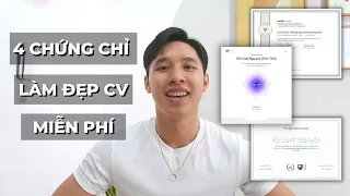 4 chứng chỉ miễn phí làm đẹp CV Gen Z