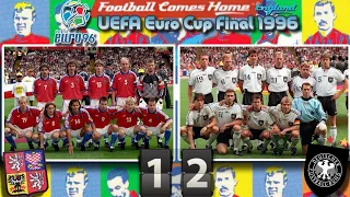 Czech Republic 1 🆚 2 Germany | UEFA Euro Final 1996 Highlights