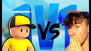 STUMBLE GUYS 1V1 NGT NOEL vs JUMPGLITCH🤩🔥